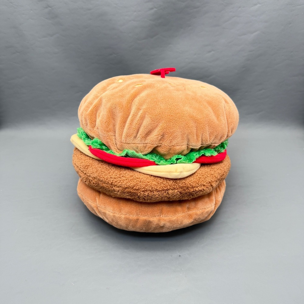 Spongebob Squarepants Krabby Patty 10" Plush Universal Studios Krusty Krab